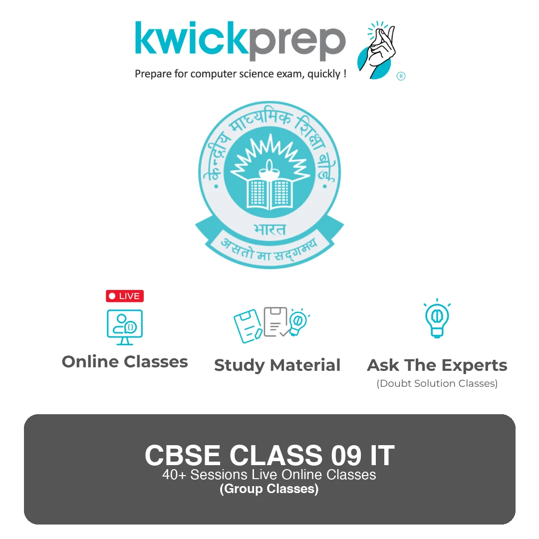 CBSE Information Technology Class 9
