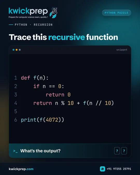 What's the output?