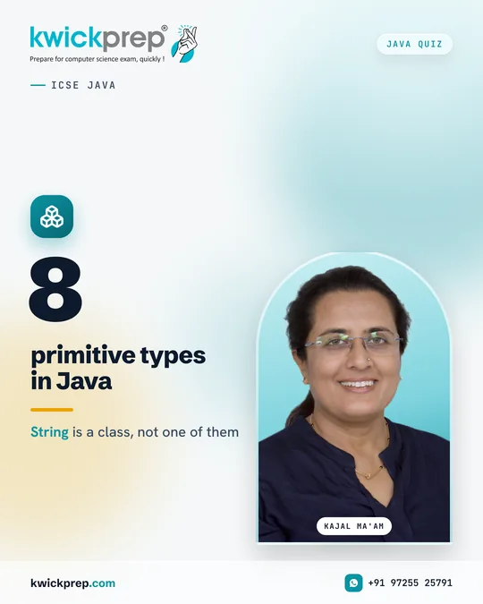 primitive types in Java