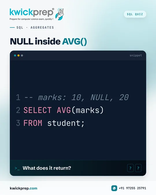 What does it return?