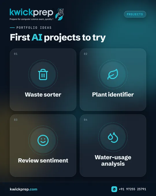 First AI projects to try
