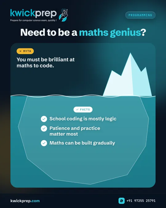 Need to be a maths genius?