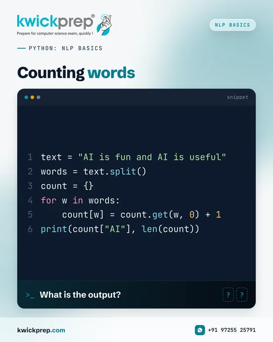 What is the output?