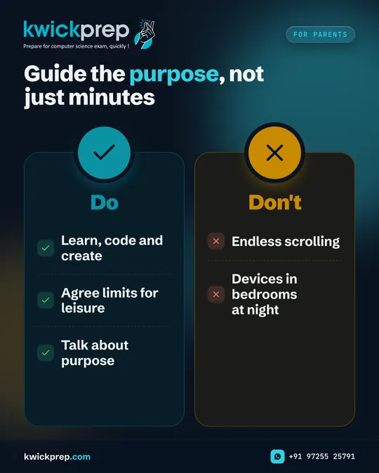 Guide the purpose, not just minutes