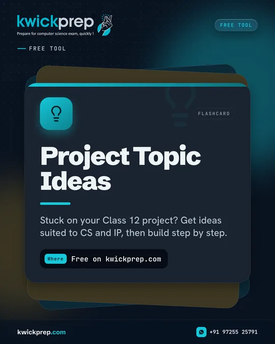 Project Topic Ideas