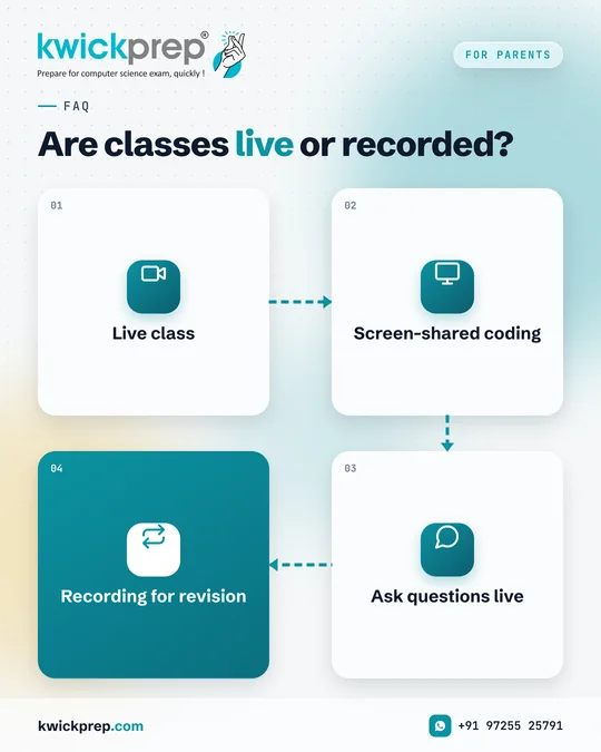 Are classes live or recorded?