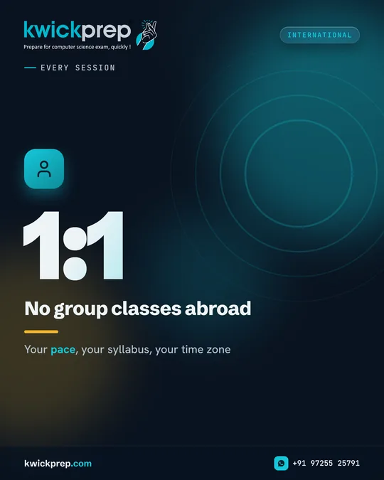 No group classes abroad