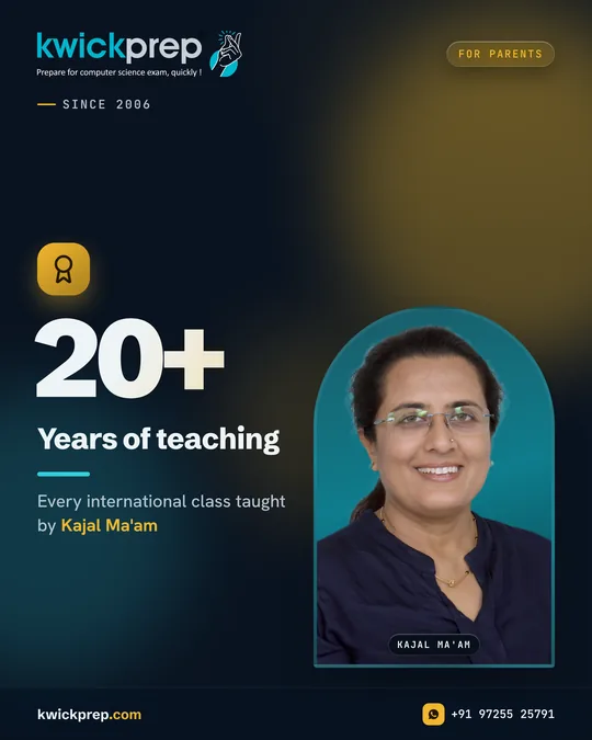 Years of teaching