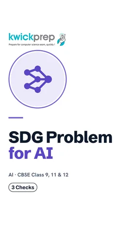 Three checks for choosing an SDG problem for AI.