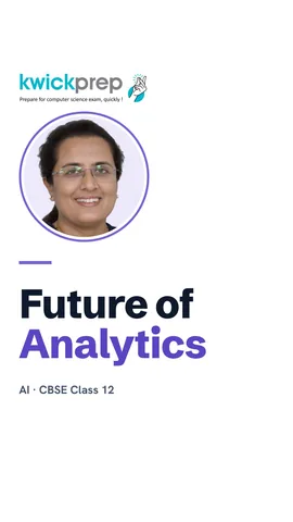 Four future trends of big data analytics.