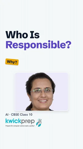 List of who may be responsible: maker, coders, owner, government.