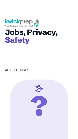 Table of three concerns: jobs, privacy, safety.
