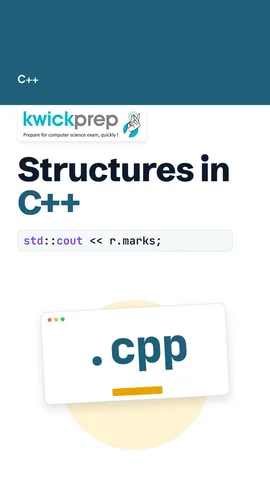 C++ code struct Student with roll and marks, Student r{12,72}, output 72.