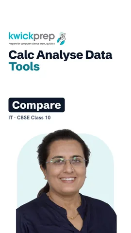 Table of Calc analyse tools: Consolidate, Subtotals, Group.