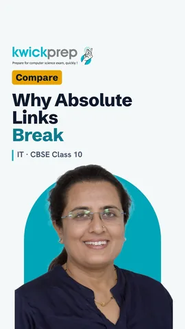 Table: absolute link full path breaks, relative link from folder works.
