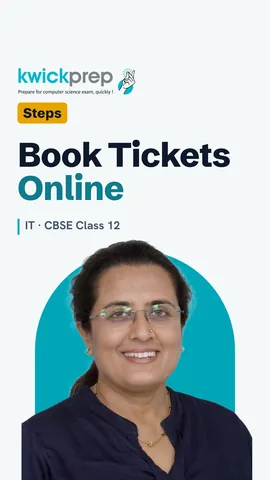Steps to book online: log in and search, details, pay, e-ticket.