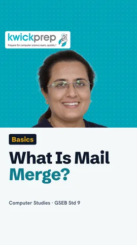 Table of main document, data source and merged document with examples.