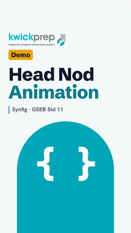 Three steps: cut head, add rotate layer, pivot at the neck.