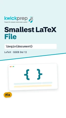 Code: documentclass article, begin document, Hello, students!, end document.