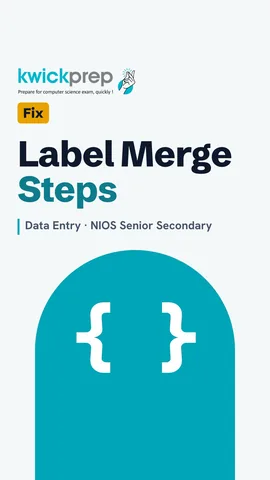 Four label steps ending with Update Labels.
