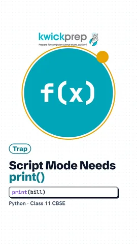Code bill = 15 + 10, then bill, then print(bill), with output 25 shown once.