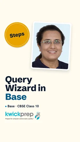 Three Query Wizard steps in LibreOffice Base.