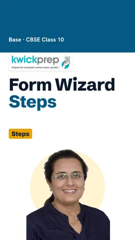 Form Wizard steps in LibreOffice Base.