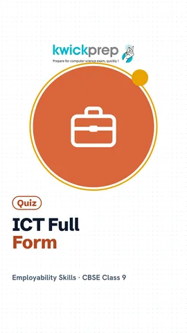 Reel explaining the three words behind ICT.