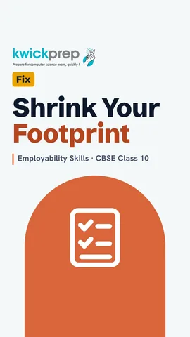 Reel with three habits that shrink your carbon footprint.