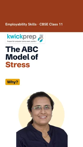 Reel on the ABC model of stress with a low-marks example.