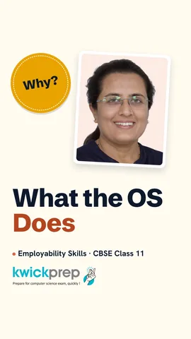 Reel on what an operating system manages.