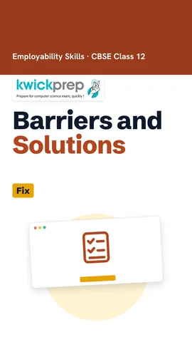 Reel pairing business barriers with their ways out.