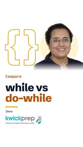 Reel comparing while and do-while on when the condition is checked and the minimum runs.