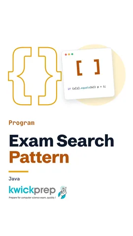 Reel showing a search loop that flips a result message on a match.