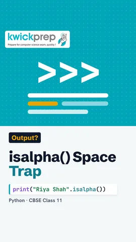 Code printing isalpha on Riya and Riya Shah, isdigit on 2026 and isalnum on Class9.
