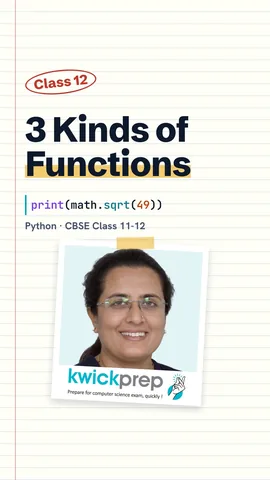 Table of built-in print, module math.sqrt and user-defined bill functions.