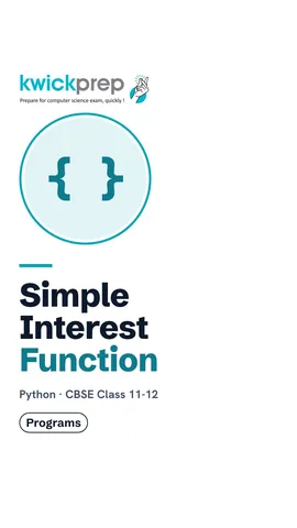 Code defining si for simple interest and printing 1000.0 for 10000, 5, 2.