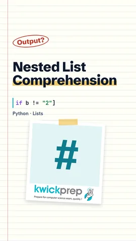 Python nested list comprehension for seats that skips seat 2, printing A1, A3, B1, B3.