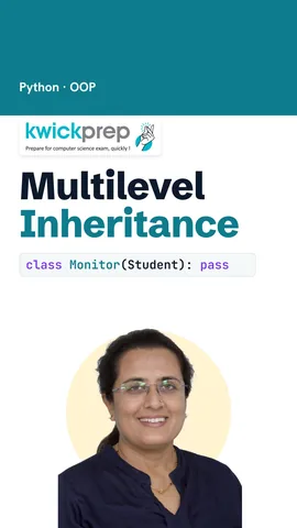Python code with Person, Student and Monitor classes; Monitor().go() prints Go.