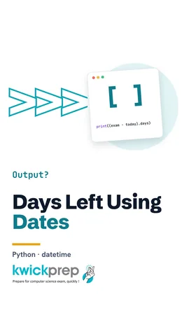 Python code subtracting two dates and printing 165 days.