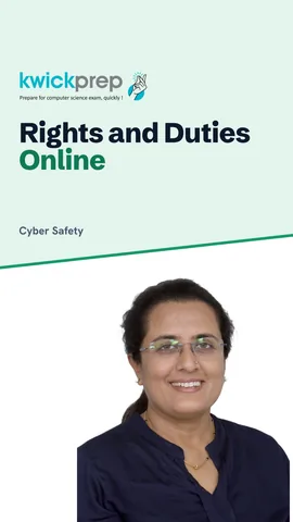 Rights and matching responsibilities listed side by side.