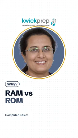 Table: input keyboard, output monitor, RAM loses data, ROM keeps data.