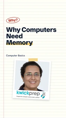 Slide: CPU processes but stores little, input waits in memory, results wait before output.