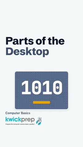 Desktop diagram labelling icon, taskbar, Start menu and notification area.
