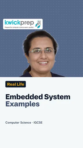 Table of embedded systems with their sensors and actions.