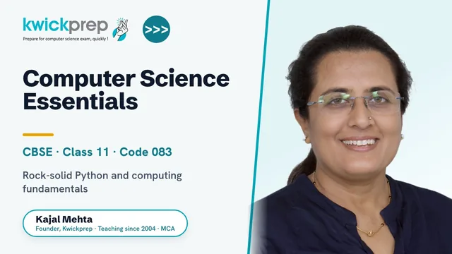 CBSE Class 11 Computer Science (083)