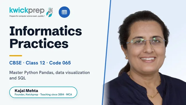 CBSE Class 12 Informatics Practices (065)