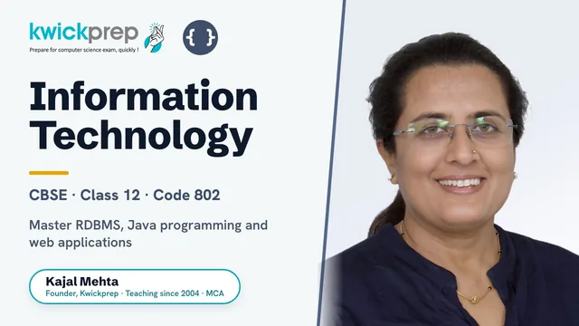 CBSE Class 12 Information Technology (802)