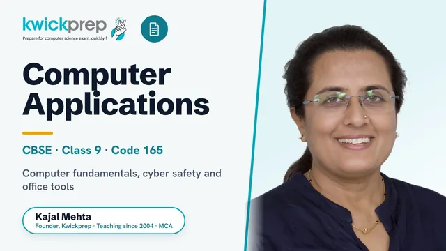 CBSE Class 9 Computer Applications (165)
