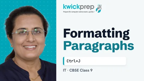 Formatting paragraphs — indent, align, bullets and numbering, borders and background